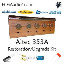 ALTEC 353A tube restoration recap repair service rebuild capacitor kit fix set