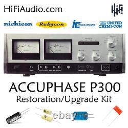 Accuphase P300 Amplifier Restoration Kit repair service recap filter capacitor