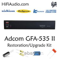 Adcom GFA-535 II restoration recap service kit repair filter capacitor rebuild