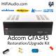 Adcom GFA-545 restoration recap service kit fix repair filter capacitor rebuild