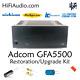 Adcom GFA-5500 amplifier amp restoration recap service kit fix repair capacitor