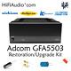 Adcom GFA-5503 capacitor restoration recap service kit repair filter