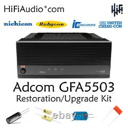 Adcom GFA-5503 capacitor restoration recap service kit repair filter