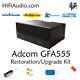 Adcom GFA-555 amplifier recap service kit fix repair restoration capacitor