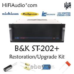 B&K ST-202+ PLUS amplifier recap service kit fix repair capacitor