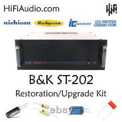 B&K ST-202 amplifier recap service kit fix repair capacitor