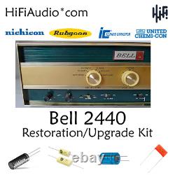 Bell 2440 tube amp recap capacitor restoration repair service rebuild kit fix