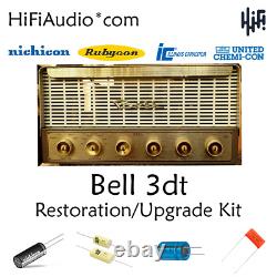 Bell 3DT tube amp amplifier restoration repair service rebuild kit fix