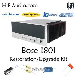 Bose 1801 Amplifier Restoration Kit repair service fix recap capacitor