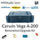 Cerwin Vega A200 Amplifier Restoration Kit repair service recap filter capacitor