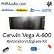 Cerwin Vega A600 Amplifier Restoration Kit repair service recap filter capacitor