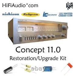 Concept 11.0 receiver rebuild restoration recap service kit repair capacitor