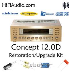Concept 12.0D receiver rebuild restoration recap service kit repair capacitor