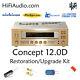 Concept 12.0D receiver rebuild restoration recap service kit repair capacitor