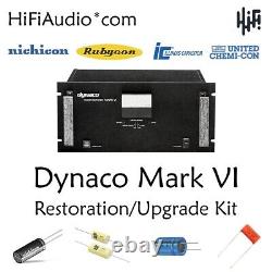 Dynaco MKVI MK VI MK6 MK 6 Tube Amplfier Restoration Kit repair service fix