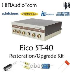 EICO ST-40 amp restoration recap repair service rebuild kit fix filter capacitor