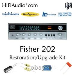 Fisher 202 Futura receiver restoration recap repair service rebuild kit