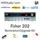 Fisher 202 Futura receiver restoration recap repair service rebuild kit