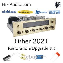 Fisher 202t receiver restoration recap repair service rebuild kit fix capacitor