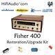 Fisher 400 restoration recap repair service rebuild kit filter capacitor