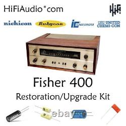 Fisher 400 restoration recap repair service rebuild kit filter capacitor