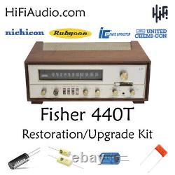 Fisher 440T receiver restoration recap repair service rebuild kit capacitor fix