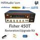 Fisher 450T receiver restoration recap repair service rebuild kit fix capacitor