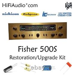 Fisher 500S restoration recap repair service rebuild kit fix filter capacitor