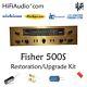 Fisher 500S restoration recap repair service rebuild kit fix filter capacitor