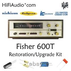Fisher 600T receiver restoration recap repair service rebuild kit capacitor fix