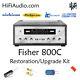 Fisher 800C receiver restoration recap repair service rebuild kit fix capacitor