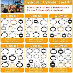 For Case 580E 580SE 580SD 580B Hydraulic Cylinder Pump Repair/Service Seal Kit