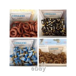 Fuel Injector Service Rebuild Repair kits Cap Filter O-ring Seals + Removal Tool