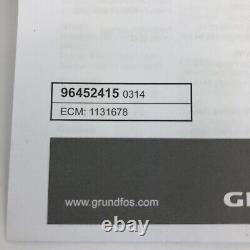 Grundfos 96526628 O-Ring MQ Repair Service Kit Made in Italy Soft Water Seal