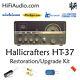 Hallicrafters HT-37 radio Restoration kit repair service recap capacitor rebuild