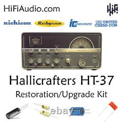 Hallicrafters HT-37 radio Restoration kit repair service recap capacitor rebuild