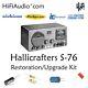 Hallicrafters S-76 radio Restoration Kit repair service fix recap capacitor