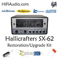 Hallicrafters SX-62 Restoration kit repair service radio recap capacitor rebuild