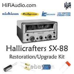 Hallicrafters SX-88 radio Restoration kit repair service recap capacitor rebuild