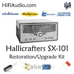 Hallicrafters SX101 radio Restoration kit repair service recap capacitor rebuild