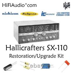 Hallicrafters SX110 radio Restoration kit repair service recap capacitor rebuild