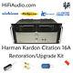Harman Kardon Citation 16A restoration repair service rebuild capacitor kit
