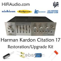 Harman Kardon Citation 17 seventeen restoration recap repair service rebuild kit