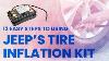 How To Use Jeep S Tire Inflation Kit Jeep Tires