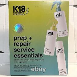 K18 Prep Repair Service Essentials Full Size Gift Set Box with x3 Products NEW BOX