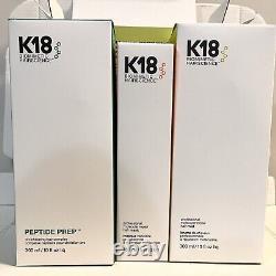 K18 Prep Repair Service Essentials Full Size Gift Set Box with x3 Products NEW BOX