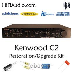 Kenwood C2 preamp capacitor restoration recap repair service rebuild kit fix