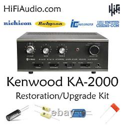 Kenwood KA-2000 rebuild restoration recap service kit repair filter capacitor