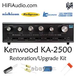 Kenwood KA-2500 rebuild restoration recap service kit fix repair