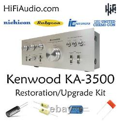 Kenwood KA-3500 rebuild restoration recap service kit repair filter capacitor